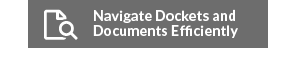 Navigate dockets and documents efficiently